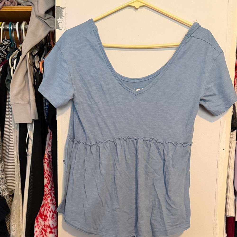 SO Light Blue Women's Top